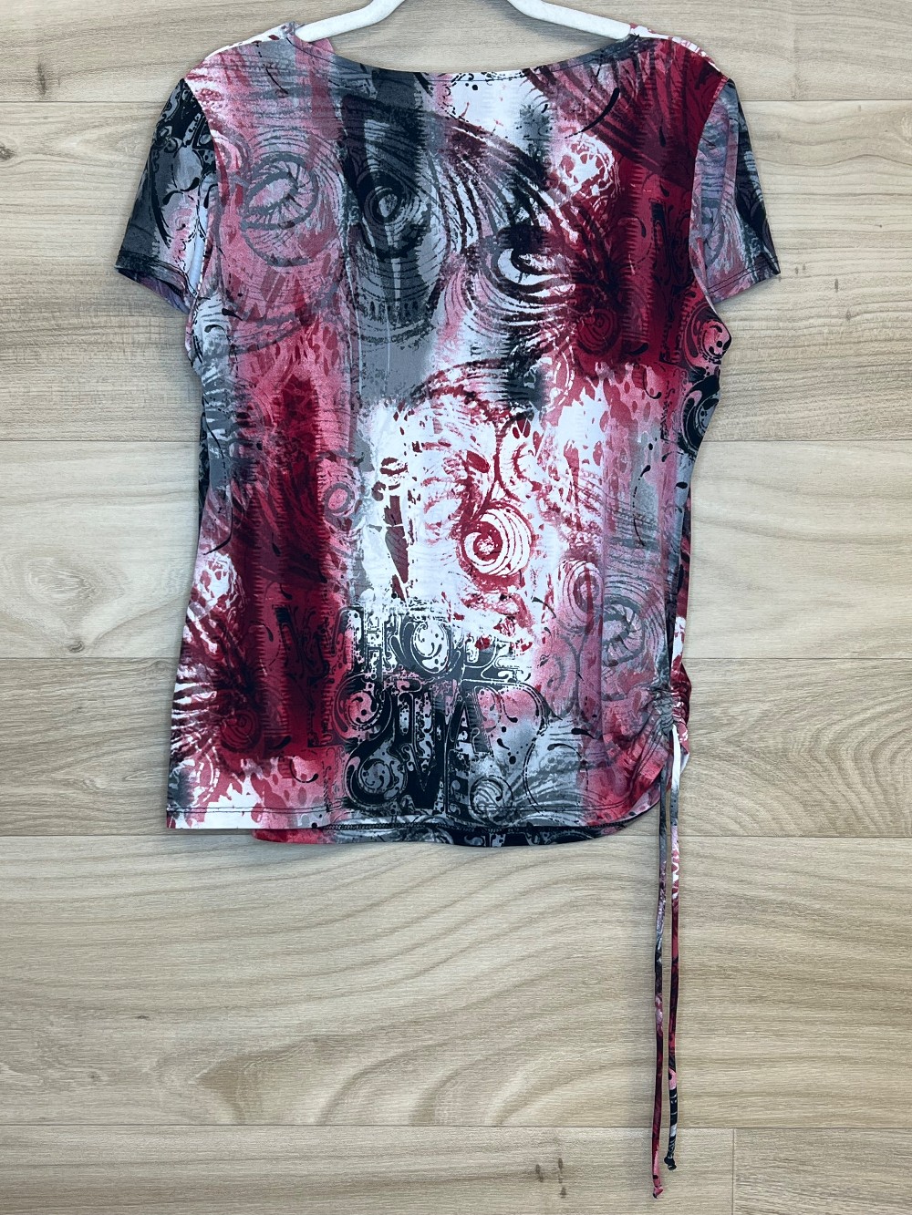 Tshirt Sans Marque (M) Rouge, Gris et Noir