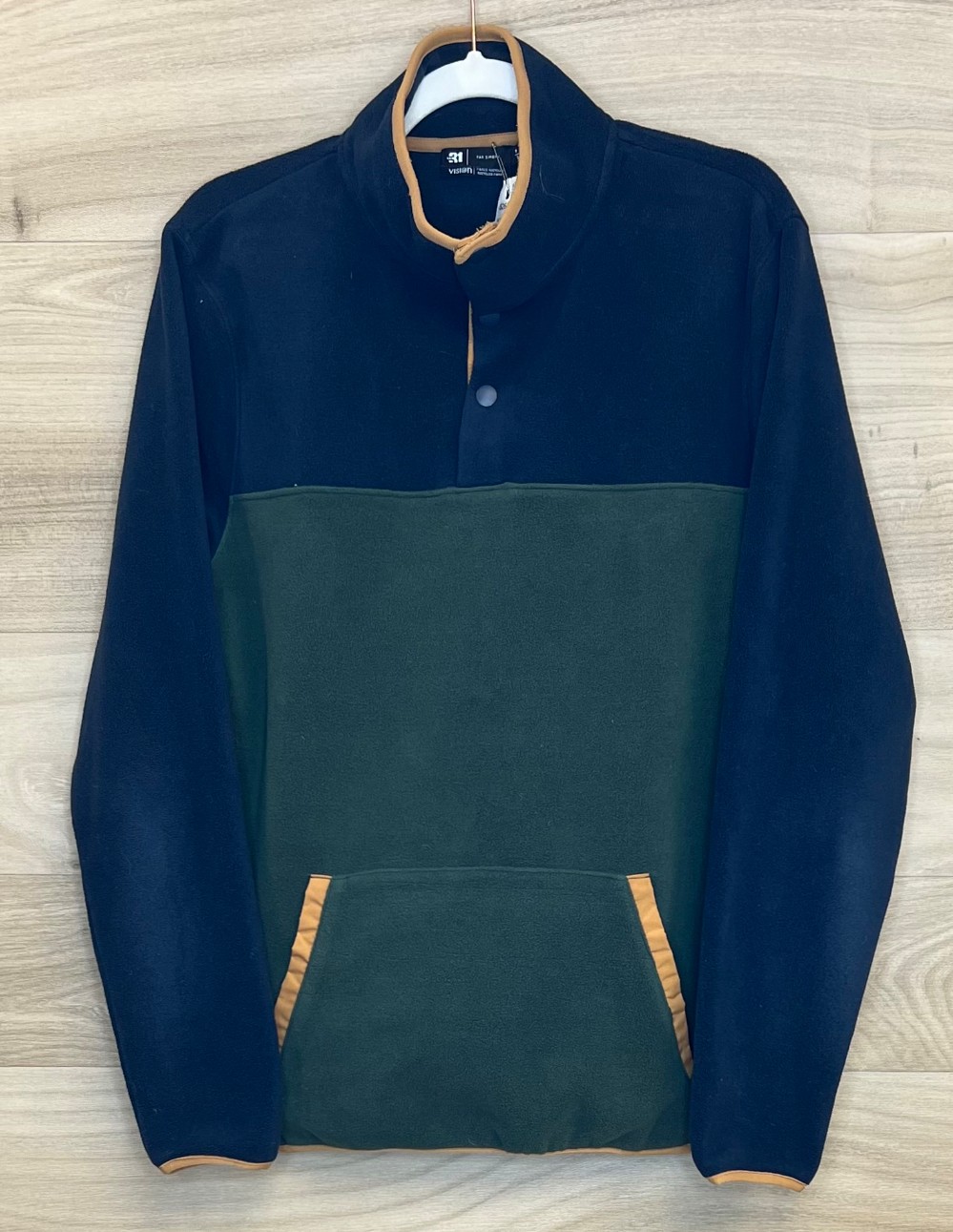 H Chandail Le31 (S) bleu et vert (polar)