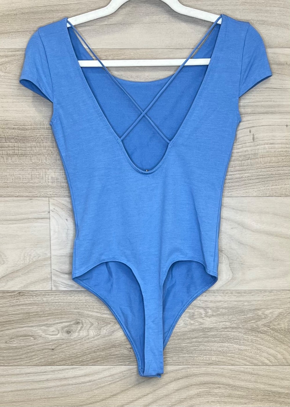 Justaucorps American Eagle (S) Bleu (Dos Ouvert)