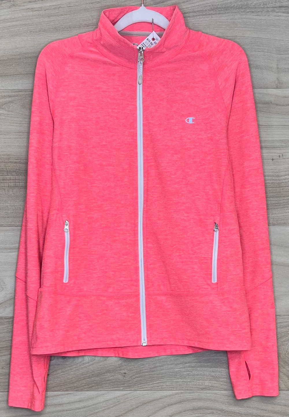 Veste Champion (S) orange (avec zip)