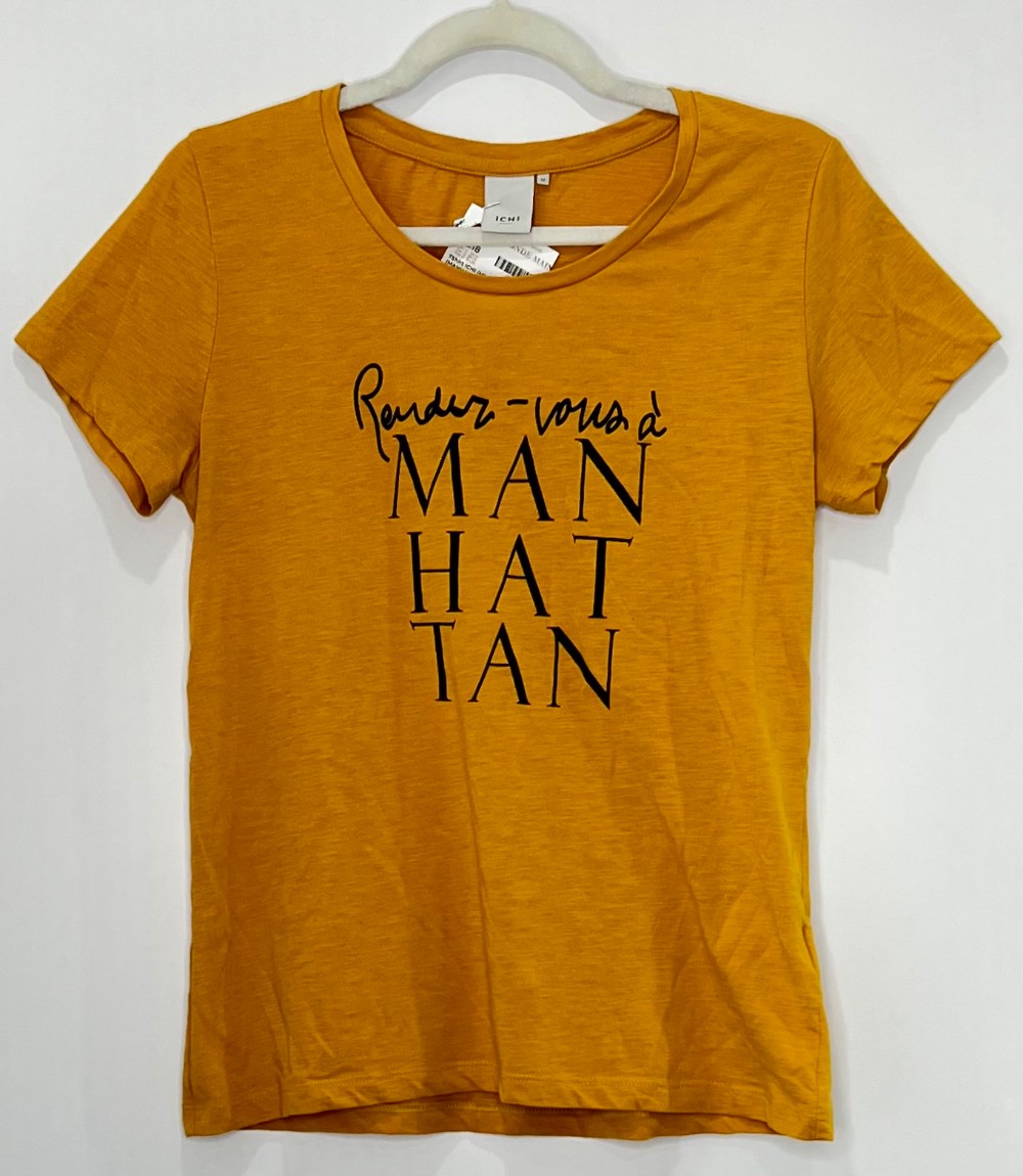 TShirt ICHI (M) Jaune (MANHATAN)