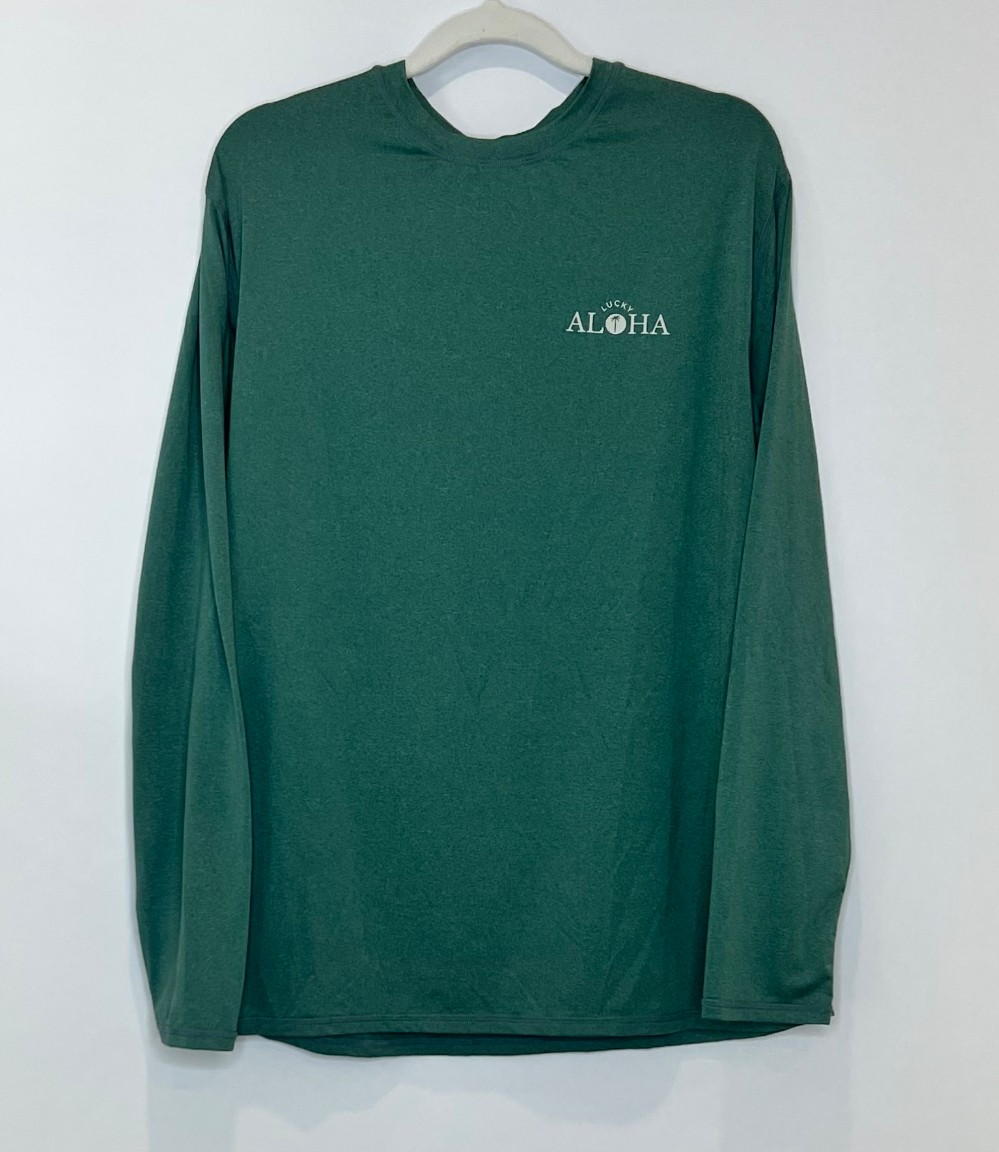 H Chandail Lucky Alowa (M) Vert (UPF50)