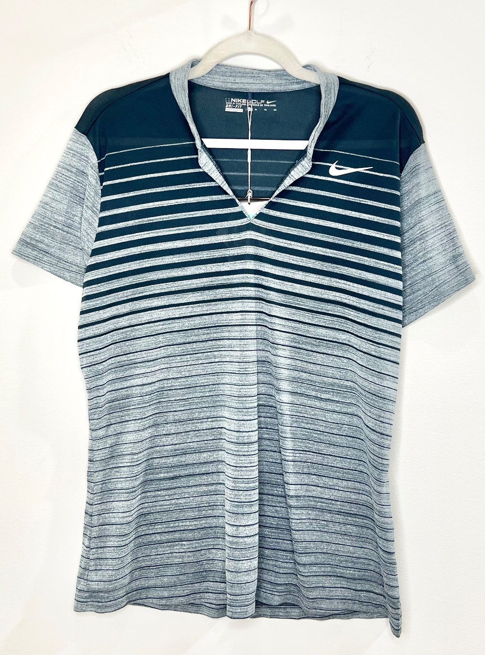 Tshirt Nike Golf (L/XL) Gris et Bleu
