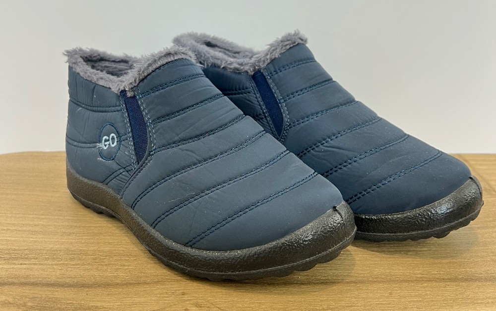 Bottes Go (5) Bleu Marin Matelasse (Double)
