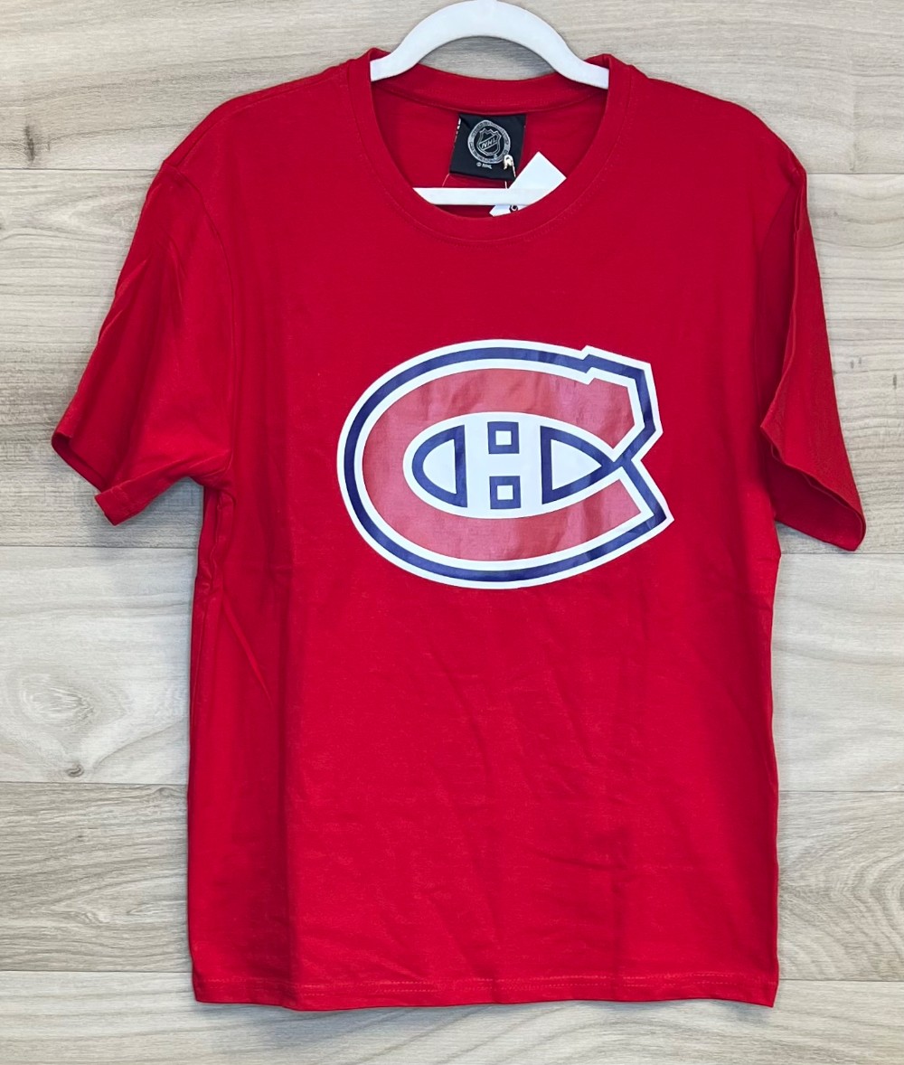 H Tshirt NHL (S/M) rouge Canadiens de Mtl