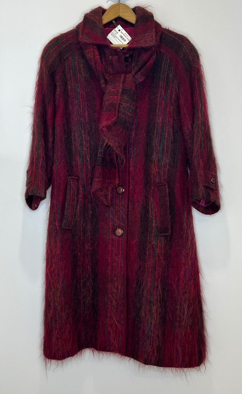 Manteau JACOB CROWLEY (M) rouge (laine)