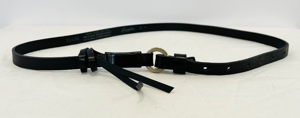 Ceinture LANDES (S) noire (cuir)