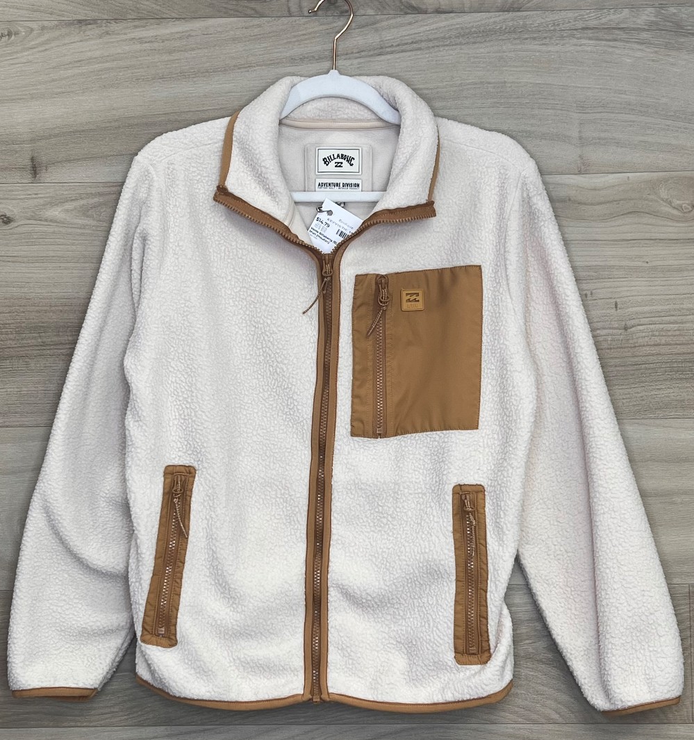 Veste Billabong (S) beige et brun (mouton)