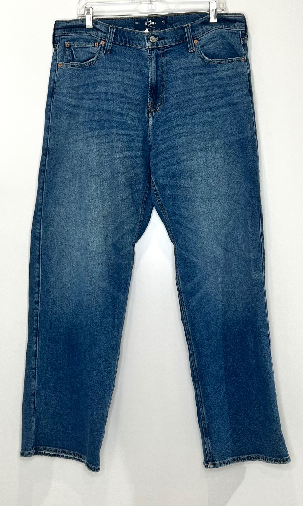 H Jeans Hollister (M/33) bleu (longueur 32)