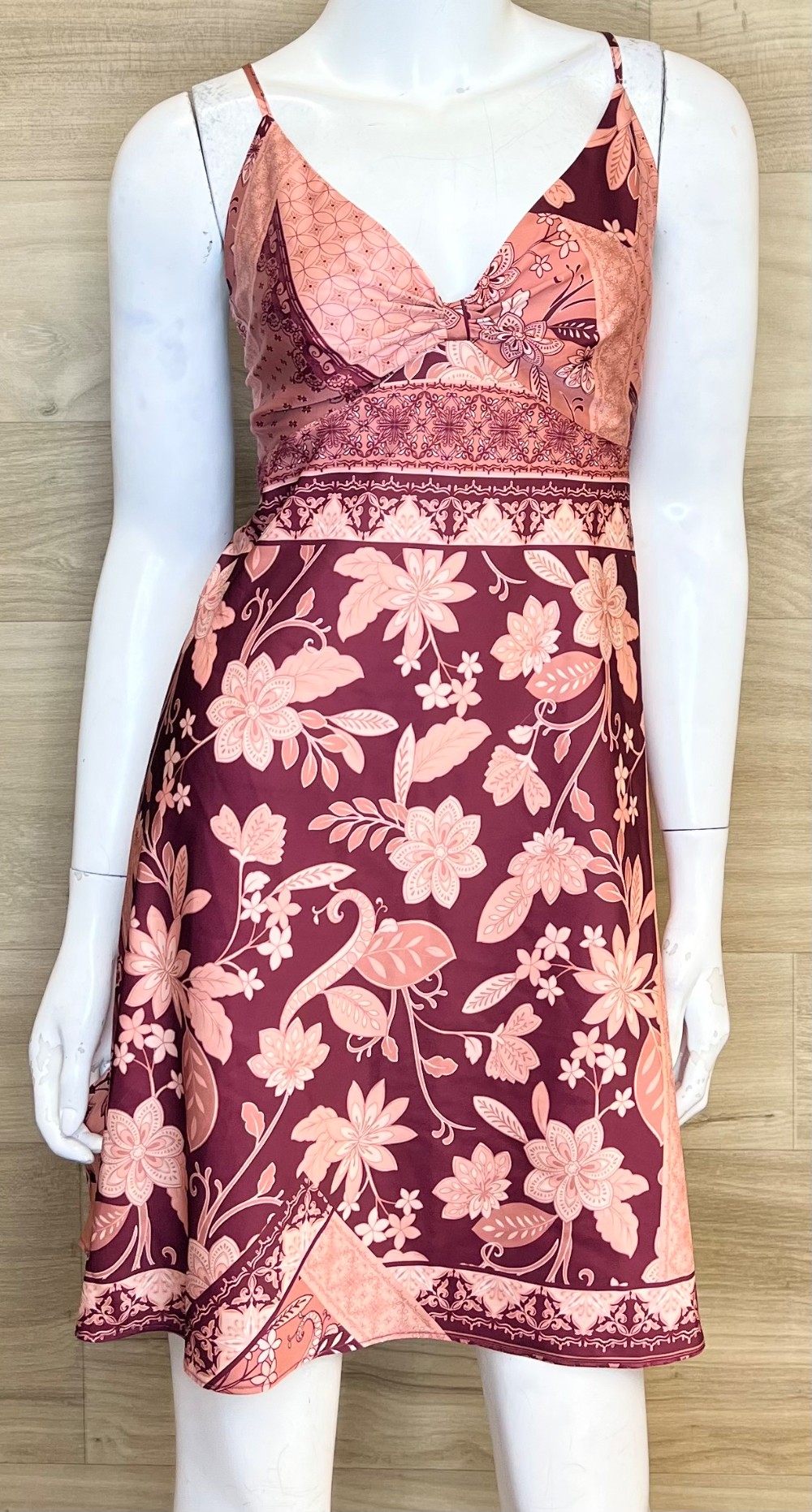 Nuisette La Vie En Rose (L) Saumon Motif Prune