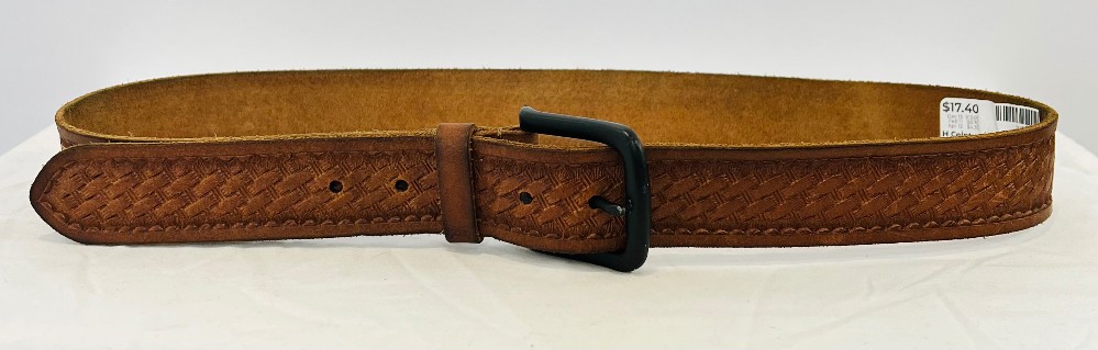 H Ceinture Hollister (M/L) brune (cuir)
