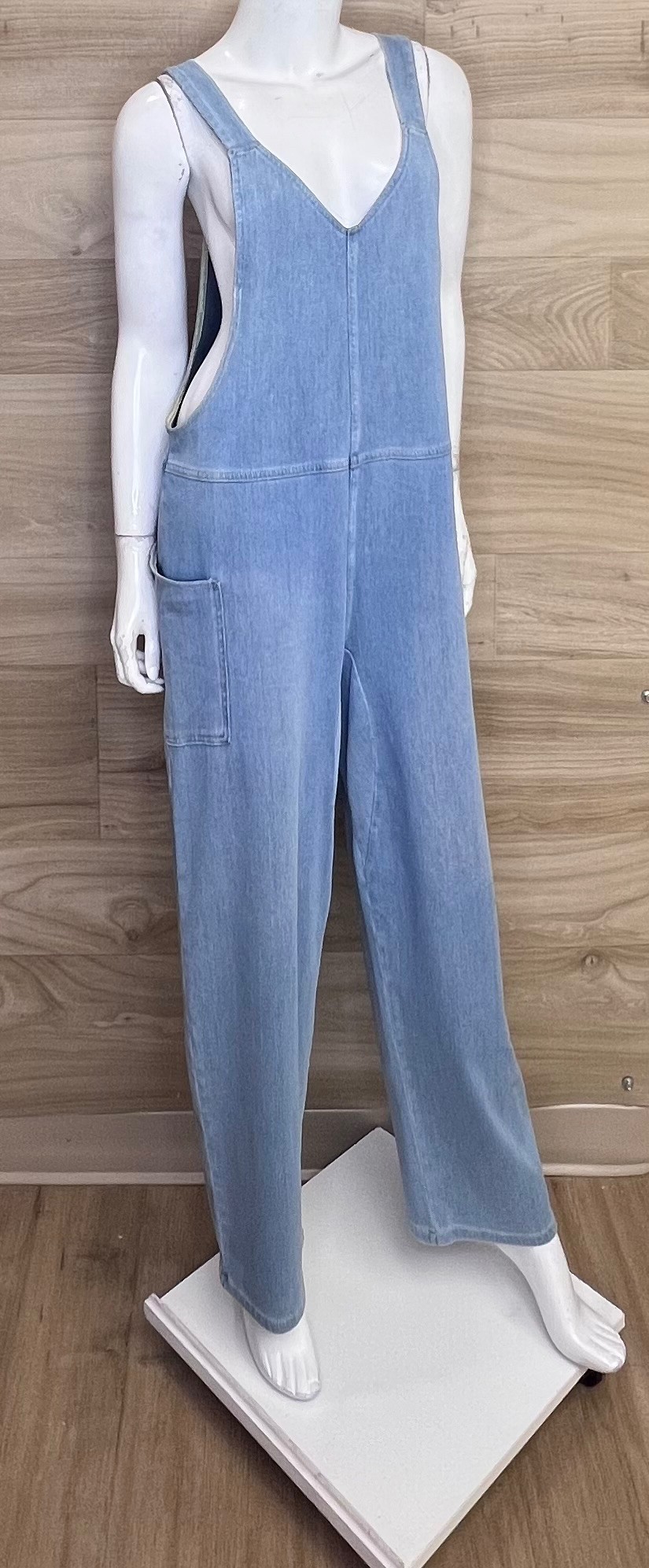 Salopette Halara (M) bleue (imitation jeans)