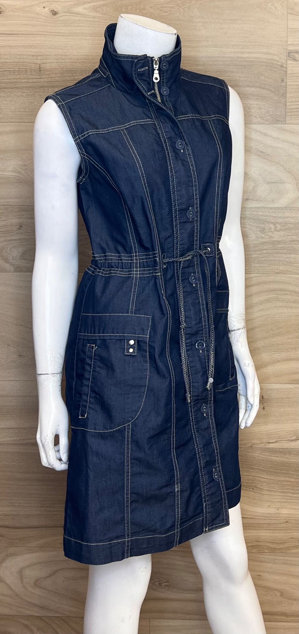 Robe Point Zero (M) Bleu (Denim)