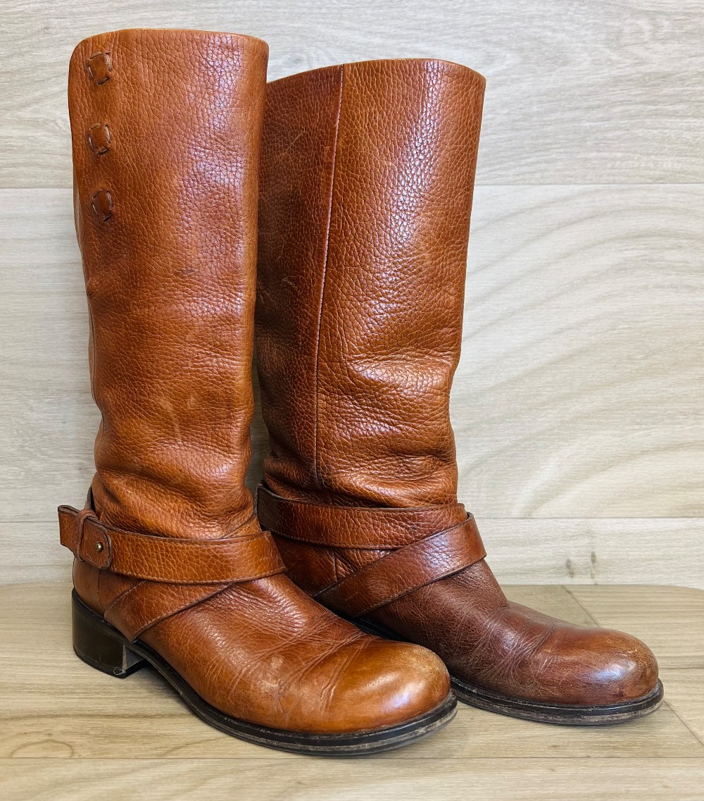 Bottes Fait en Italie (37/7) brune (Cuir)