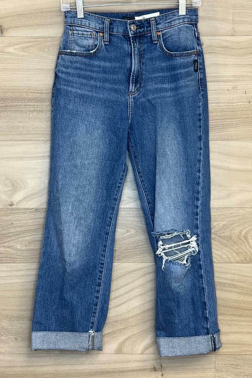 Jeans Silver (XS/25/3) bleu troué