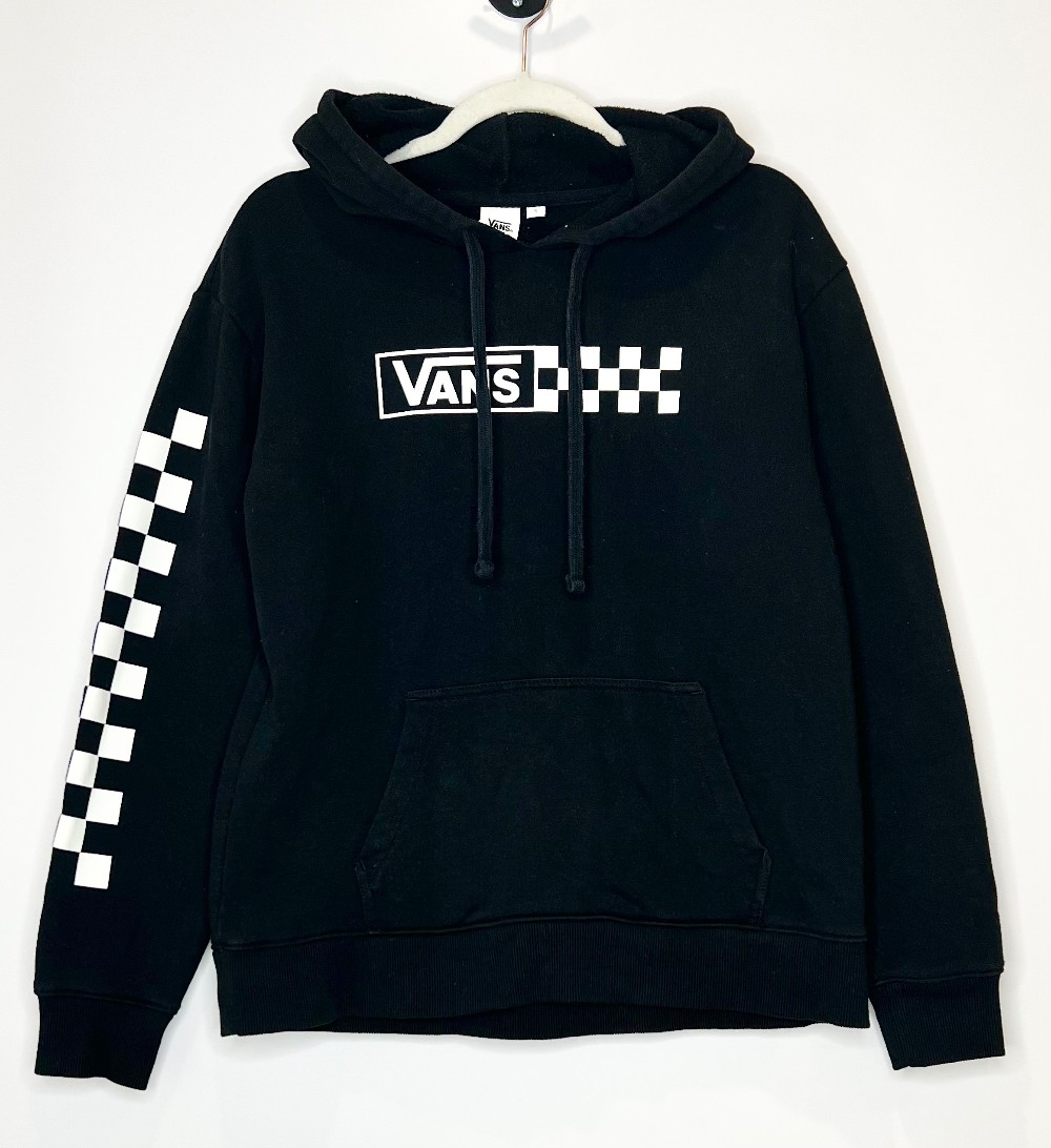Chandail VANS (S) noir (molleton avec capuche)