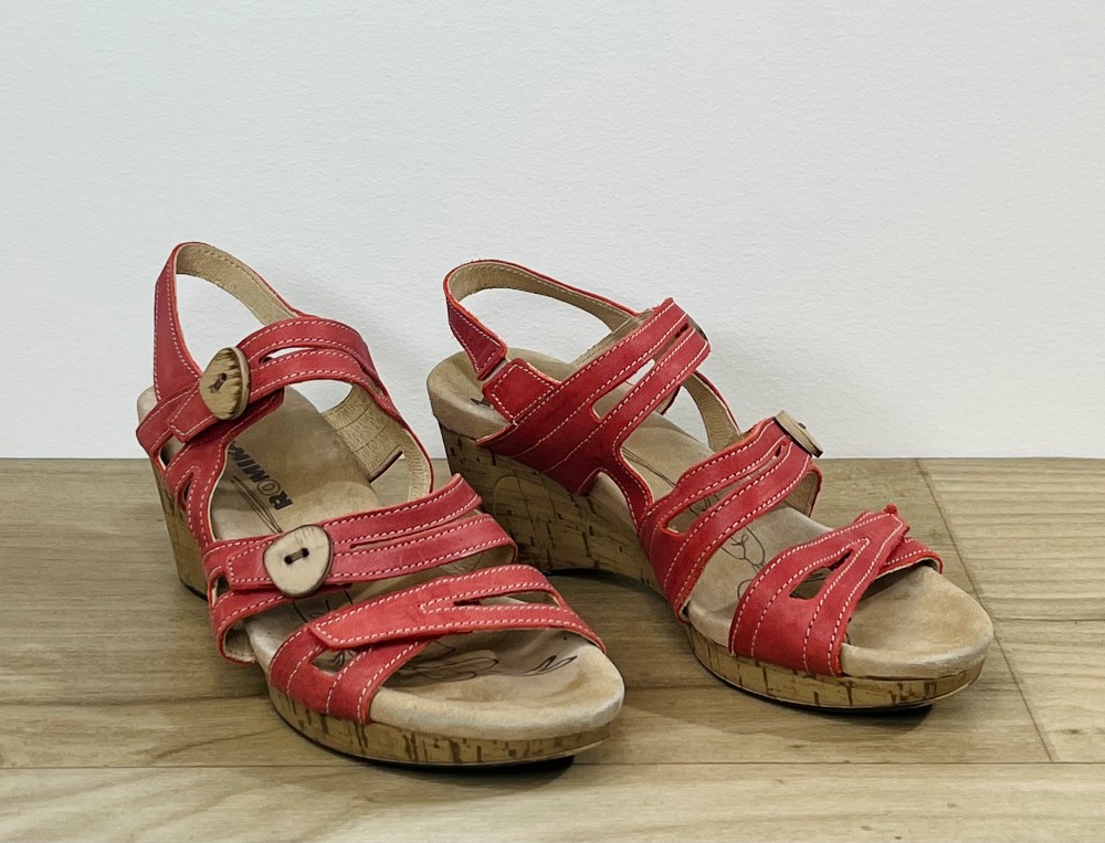 Sandales Romika (36/6) rouge