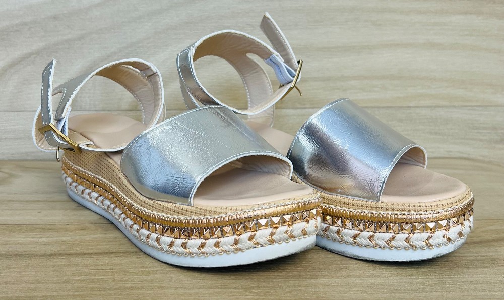 Sandales Sans Marque (6.5) argent