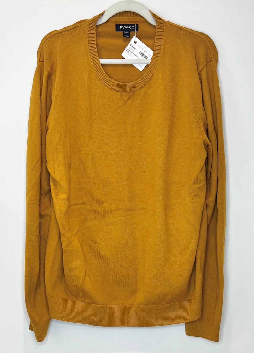 Chandail RW&CO (XL) jaune ocre