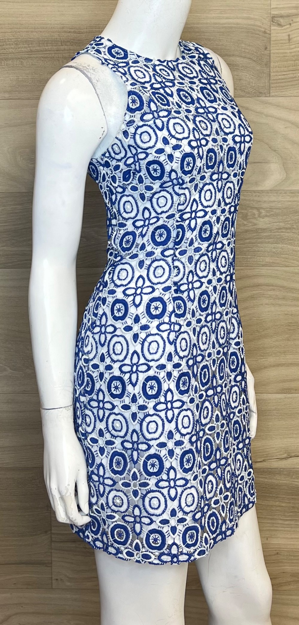 Robe BB Dakota (XS) blanc et bleu