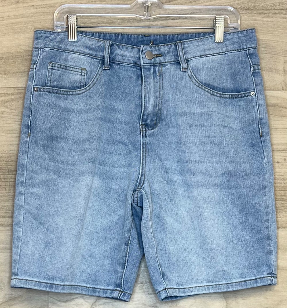 H Short Manfinity (M/32) Bleu Pale Jeans