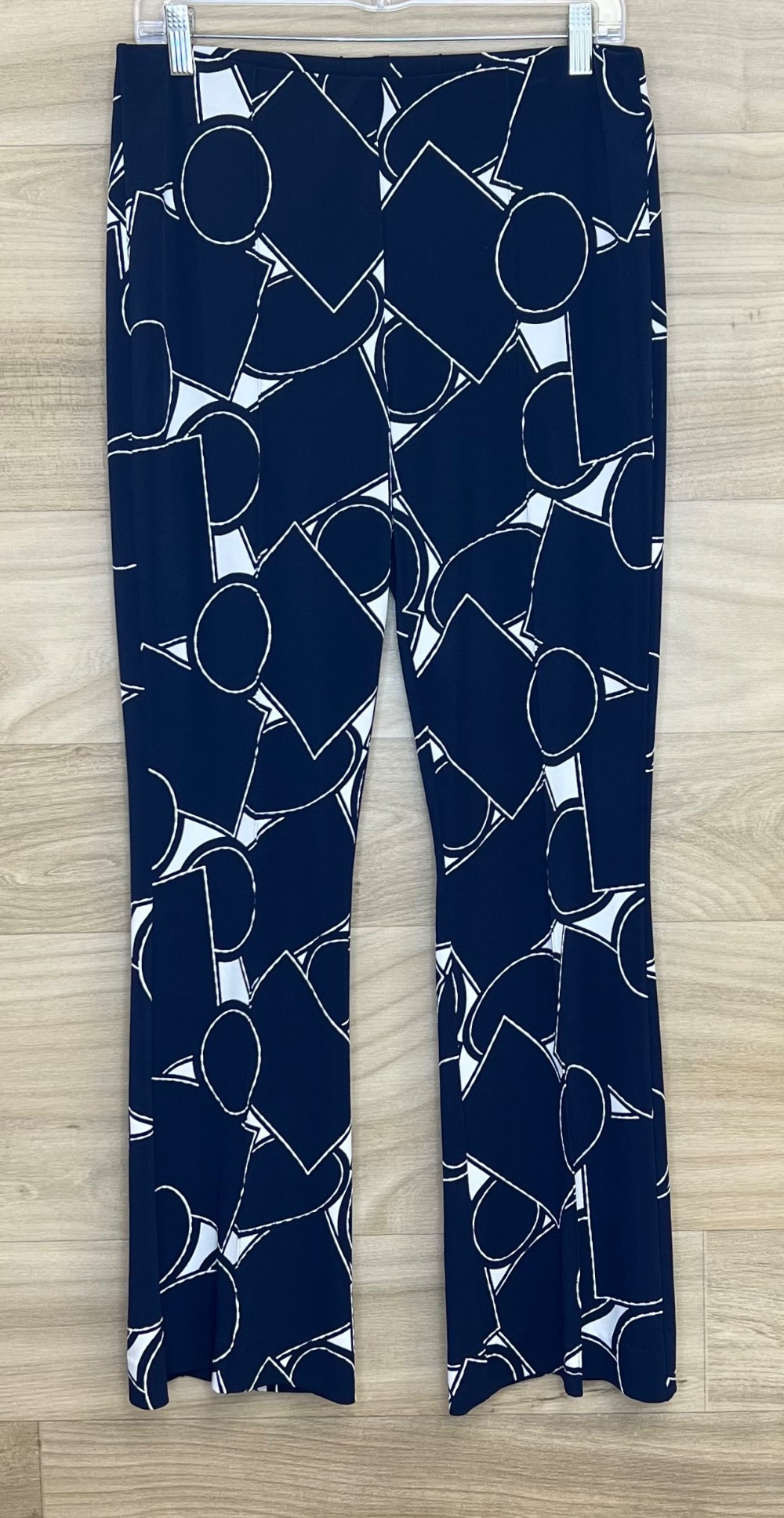 Pantalon Joseph Ribkoff (M/10) bleu marin et blanc