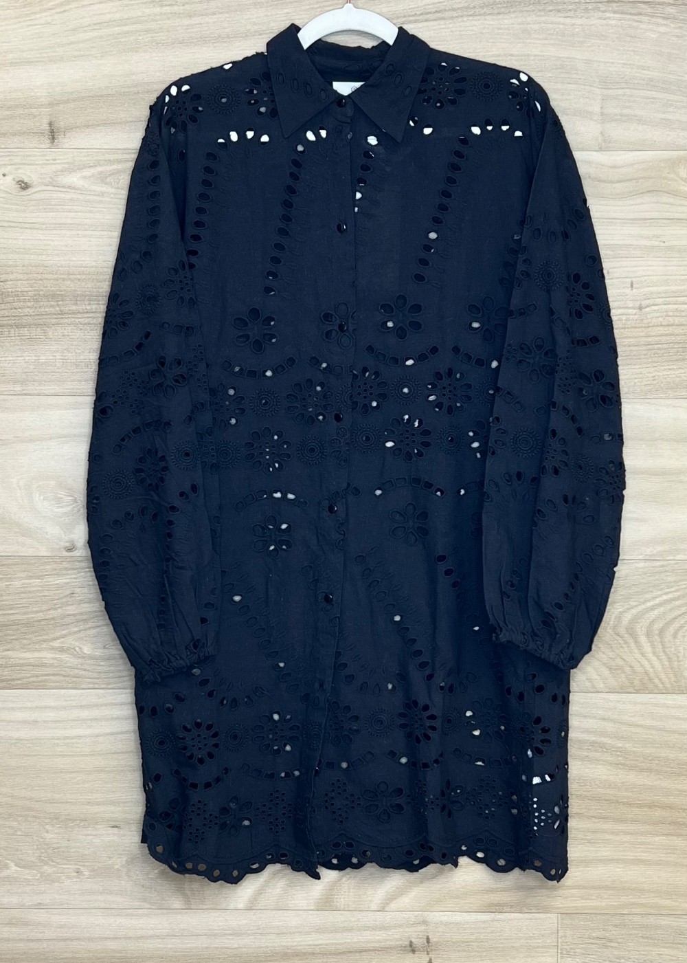 Robe Kaffe (S) Noire Broderie
