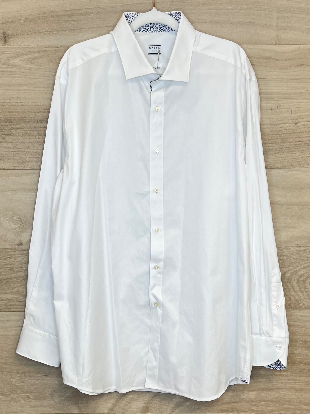 H Chemise XACUS (2XL/18.5) blanche
