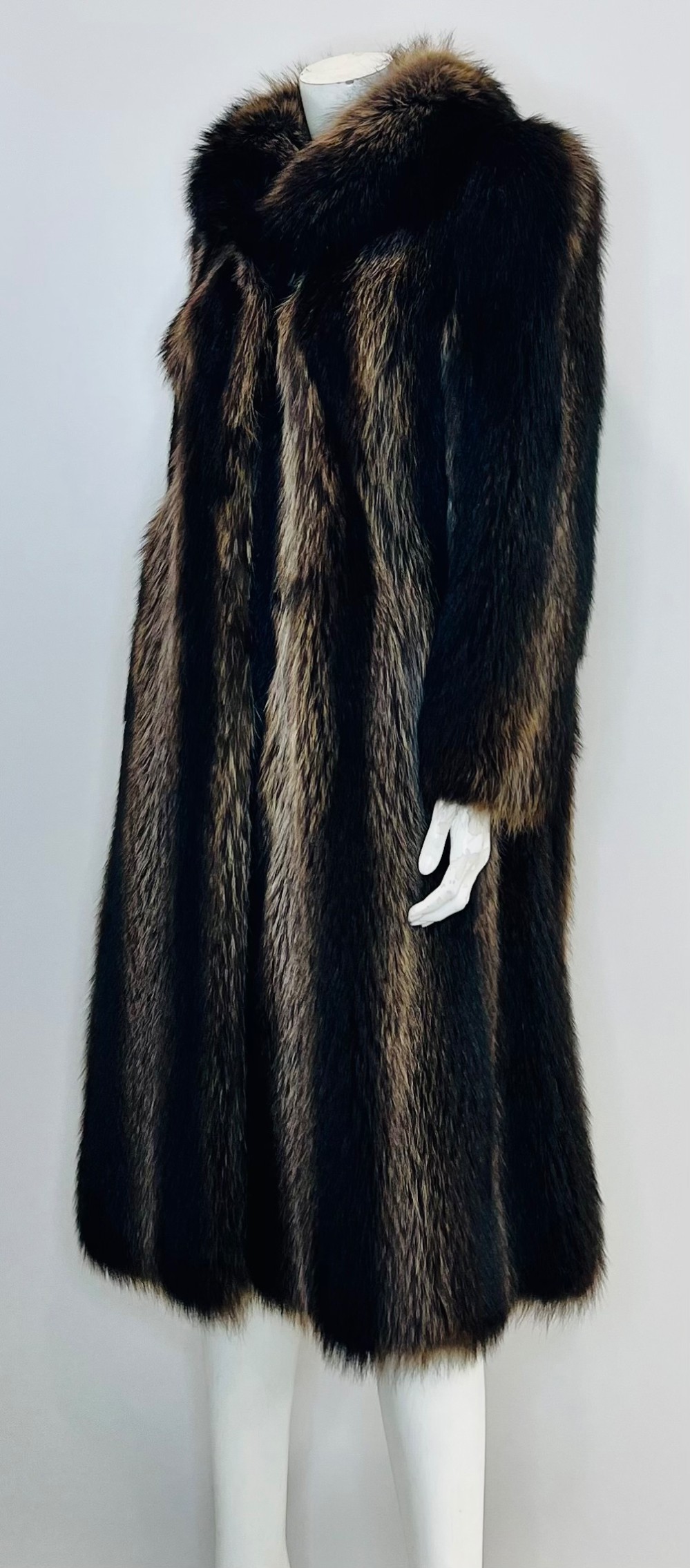 Manteau LAFLAMME FOURRURE (M/L) brun rakyé (fourrure)