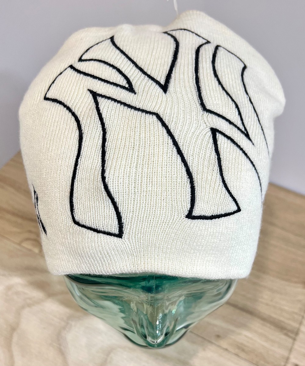 Tuque New York Yankees ivoire