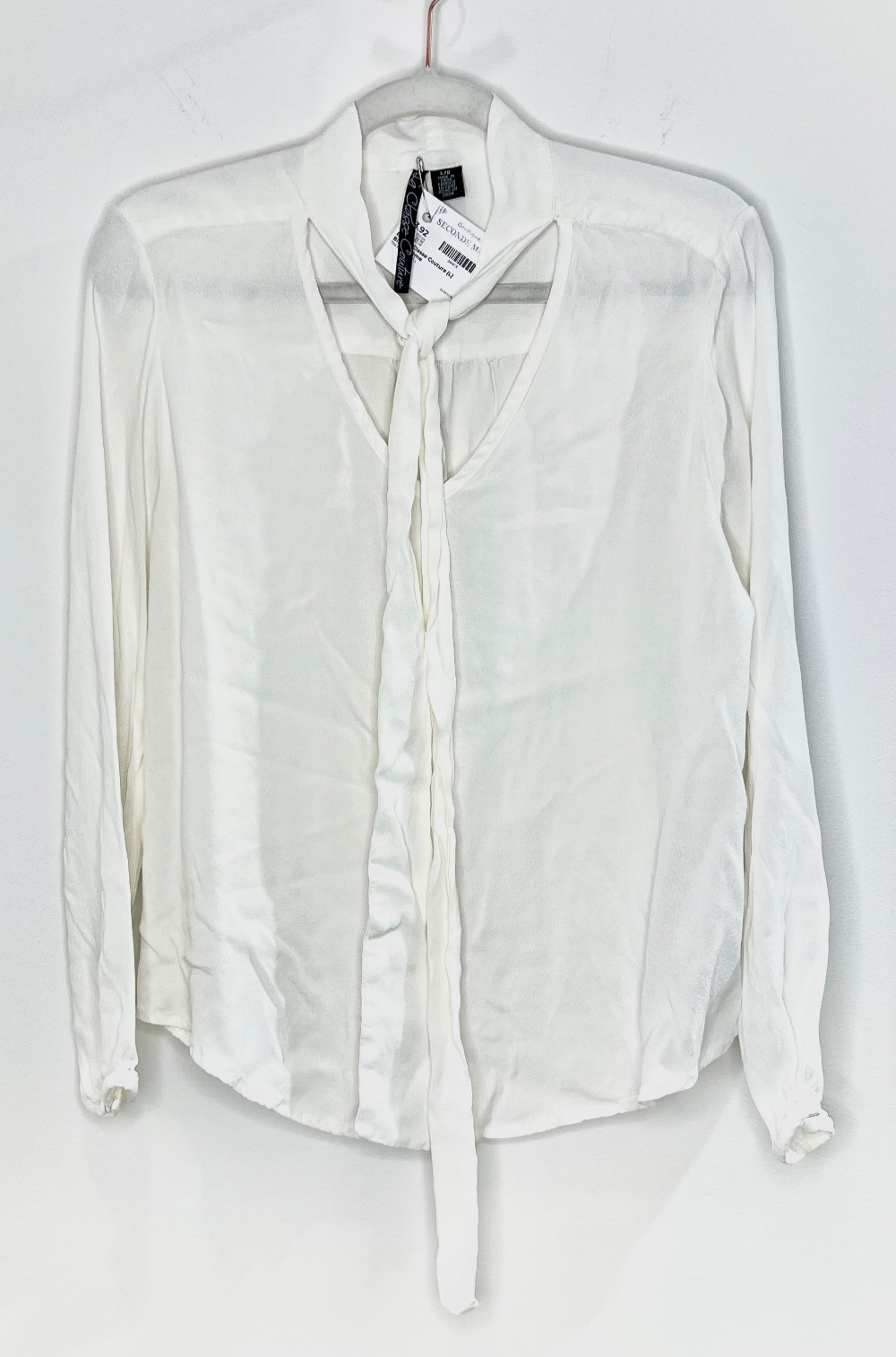 Blouse Classe Couture (L) Blanc Crème