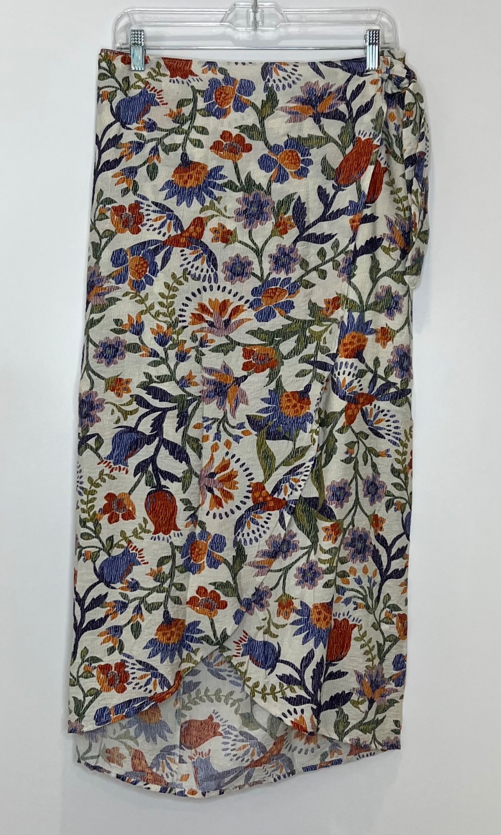 Jupe et blouse Reitmans (2X) beige avec fleurs (2mcx)