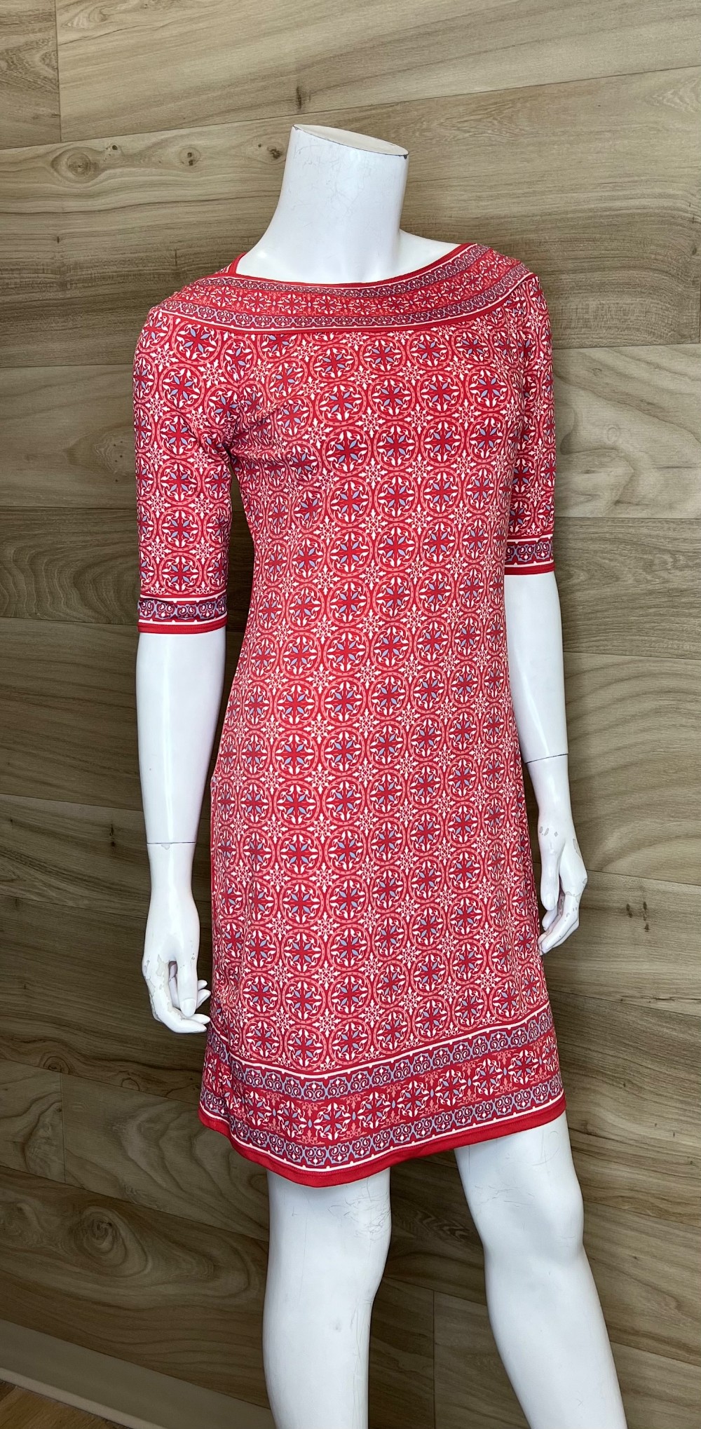 Robe Max Studio (S)Rouge Motifs Bleu