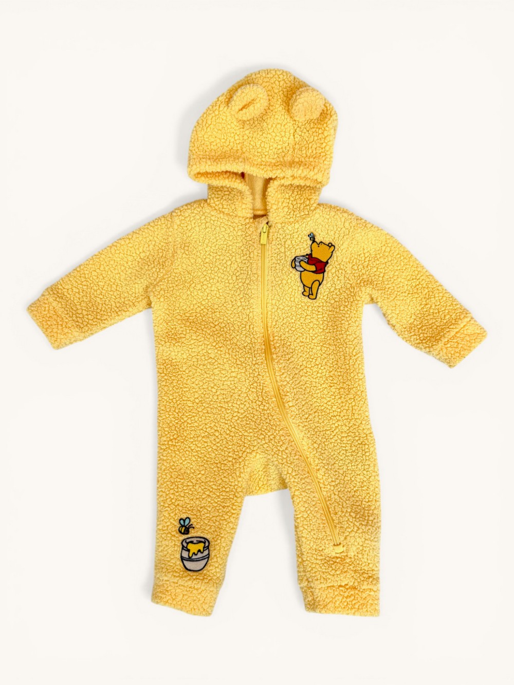 Old Navy Yellow Winnie the Pooh Fleece Suit