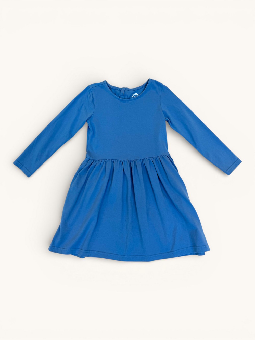 Primary Blue Long Sleeve Dress
