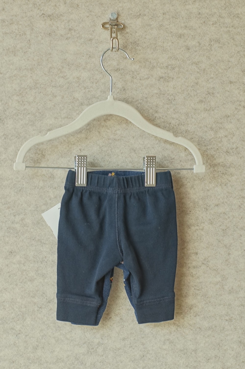Carter's Navy Newborn Baby Leggings Set