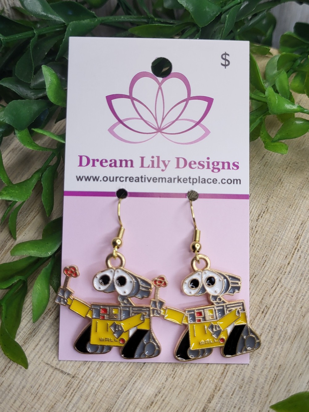 Wall-E Charm Earrings
