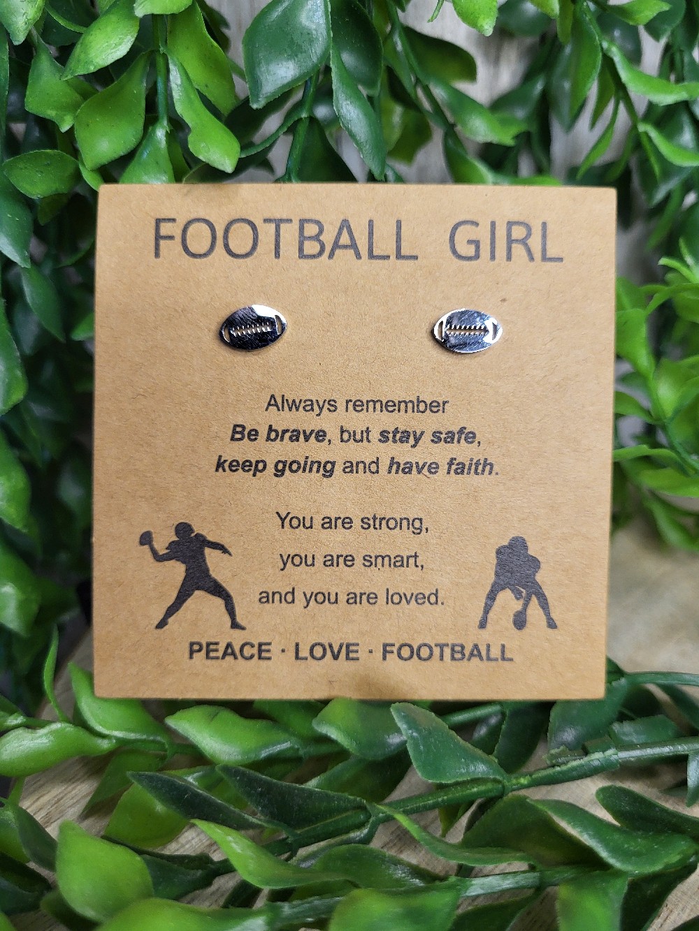 Football Girl Earrings