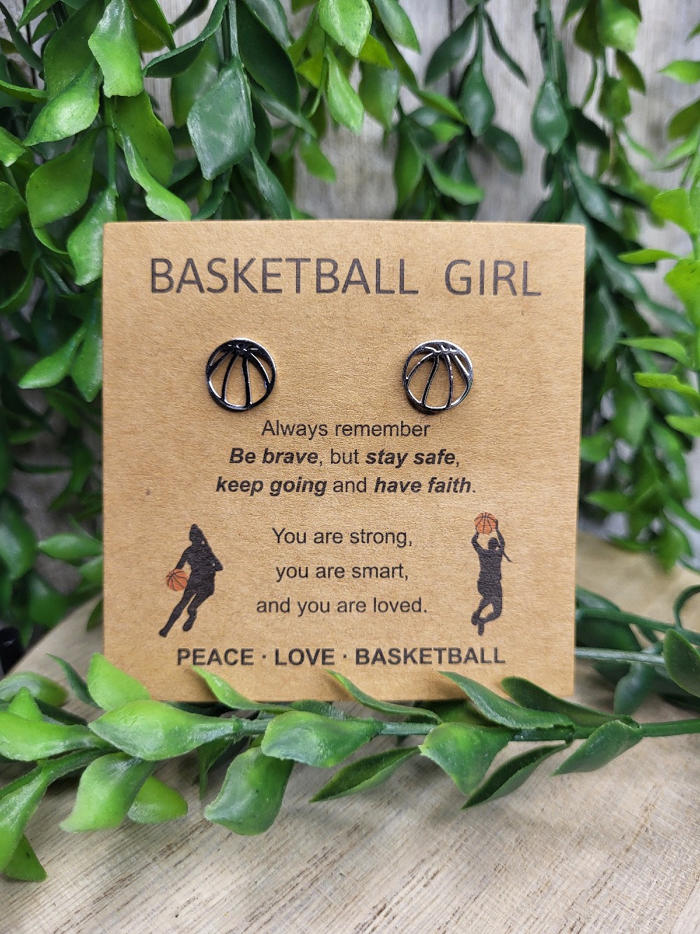 Basketball Girl Earrings
