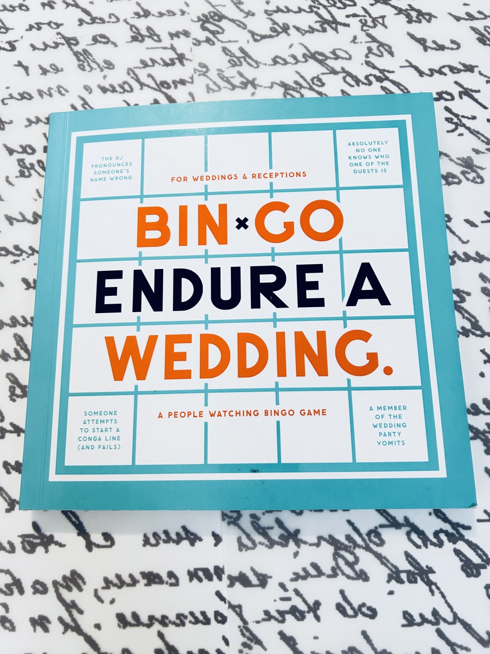 W - Bin-Go Endure A Wedding
