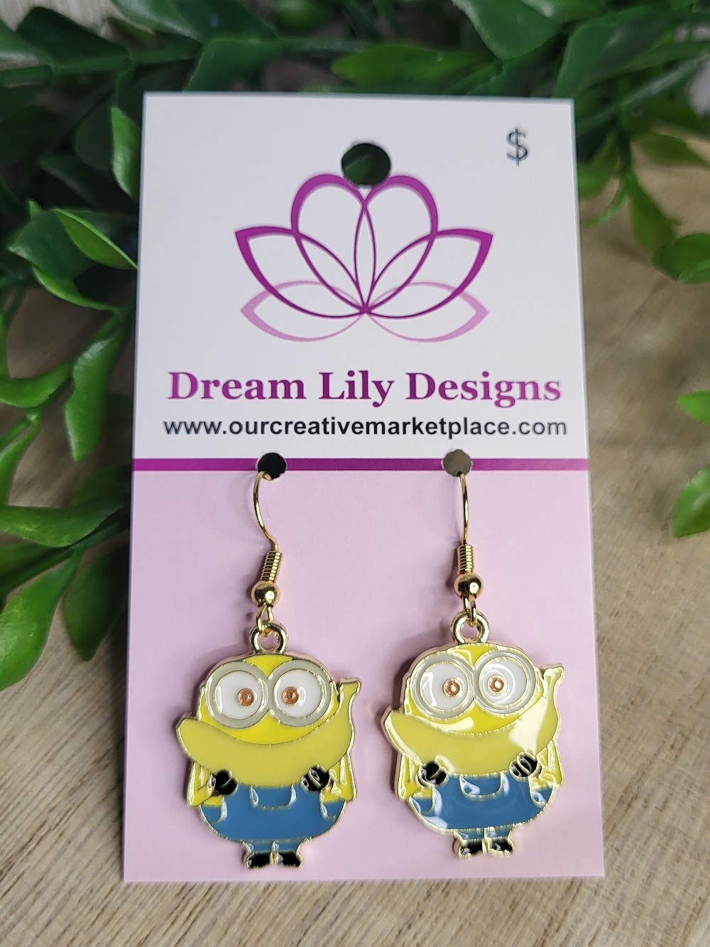 Banana Minion Earrings