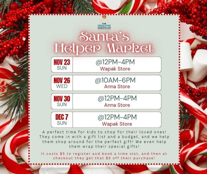 Santa's Helper Market - Anna - 11/26