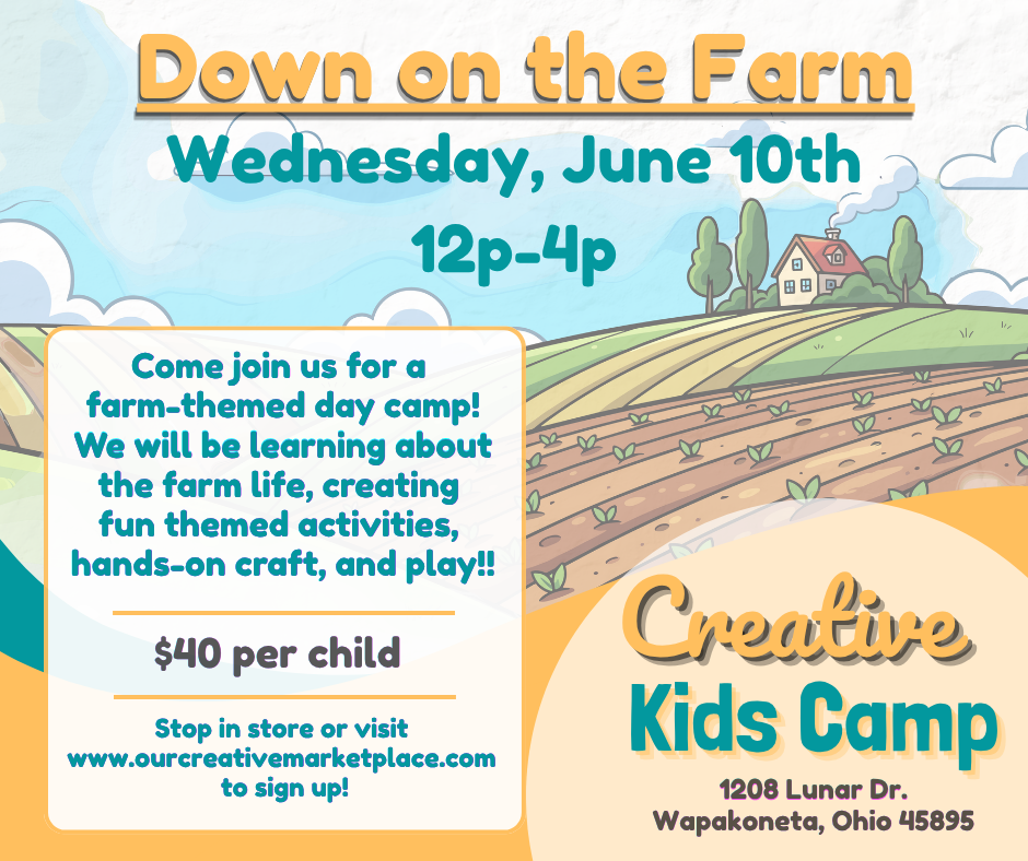 Kids Camp - Farm - Weds June 10th