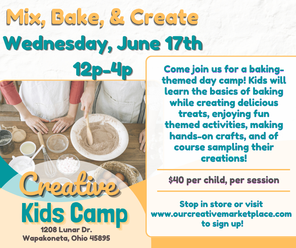 Kids Camp - Baking - Weds June 17th