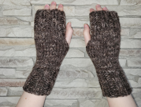 W - Coffee Bulky Mittens