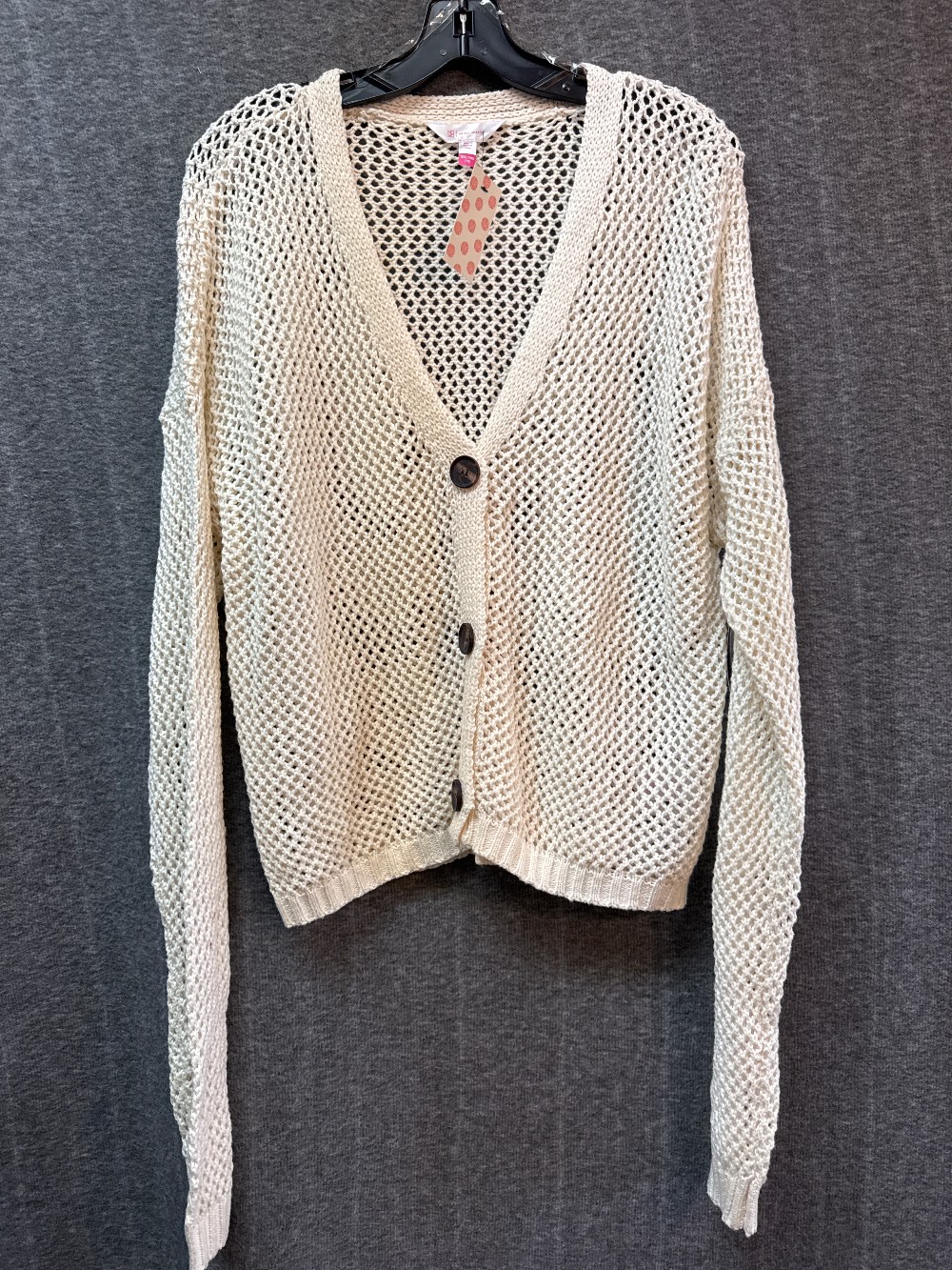 *NEW* NOBO Ivory Crochet Pattern Cardigan