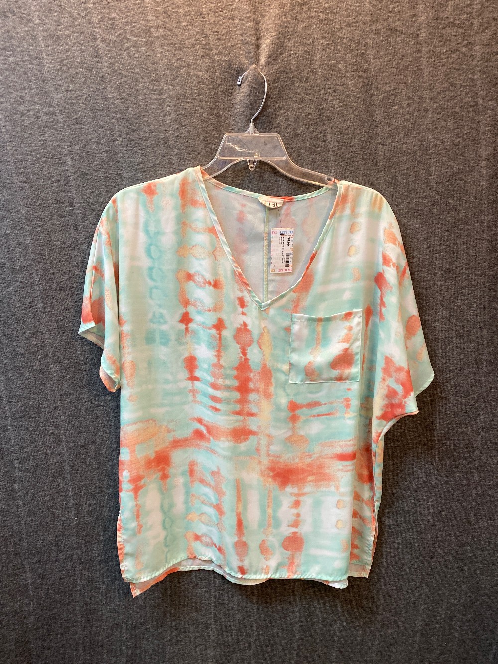BIBI Multicolor V Neck Blouse