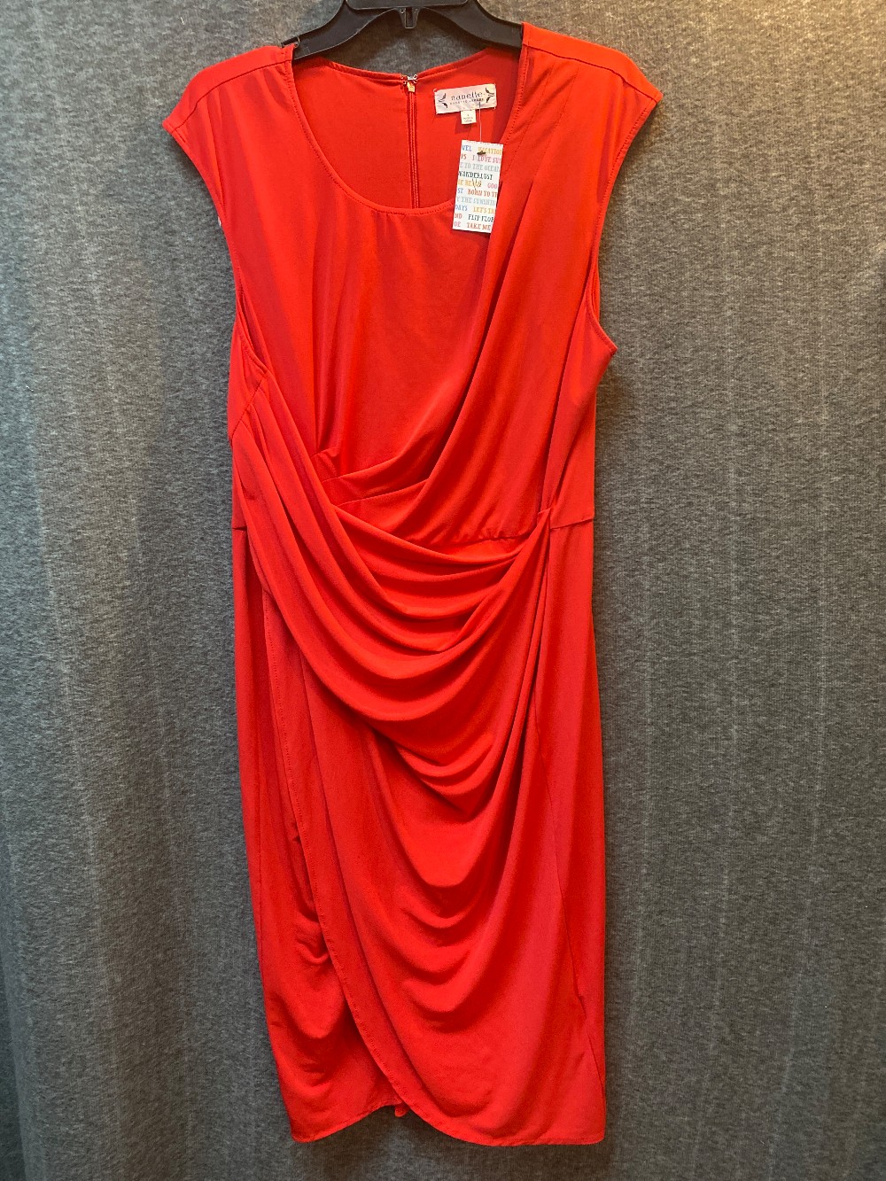 NANETTE LEPORE Red Sleeveless Short Dress