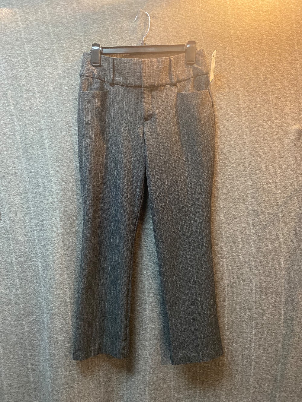 BRANNAN PETITE Black Heather Skinny Pants