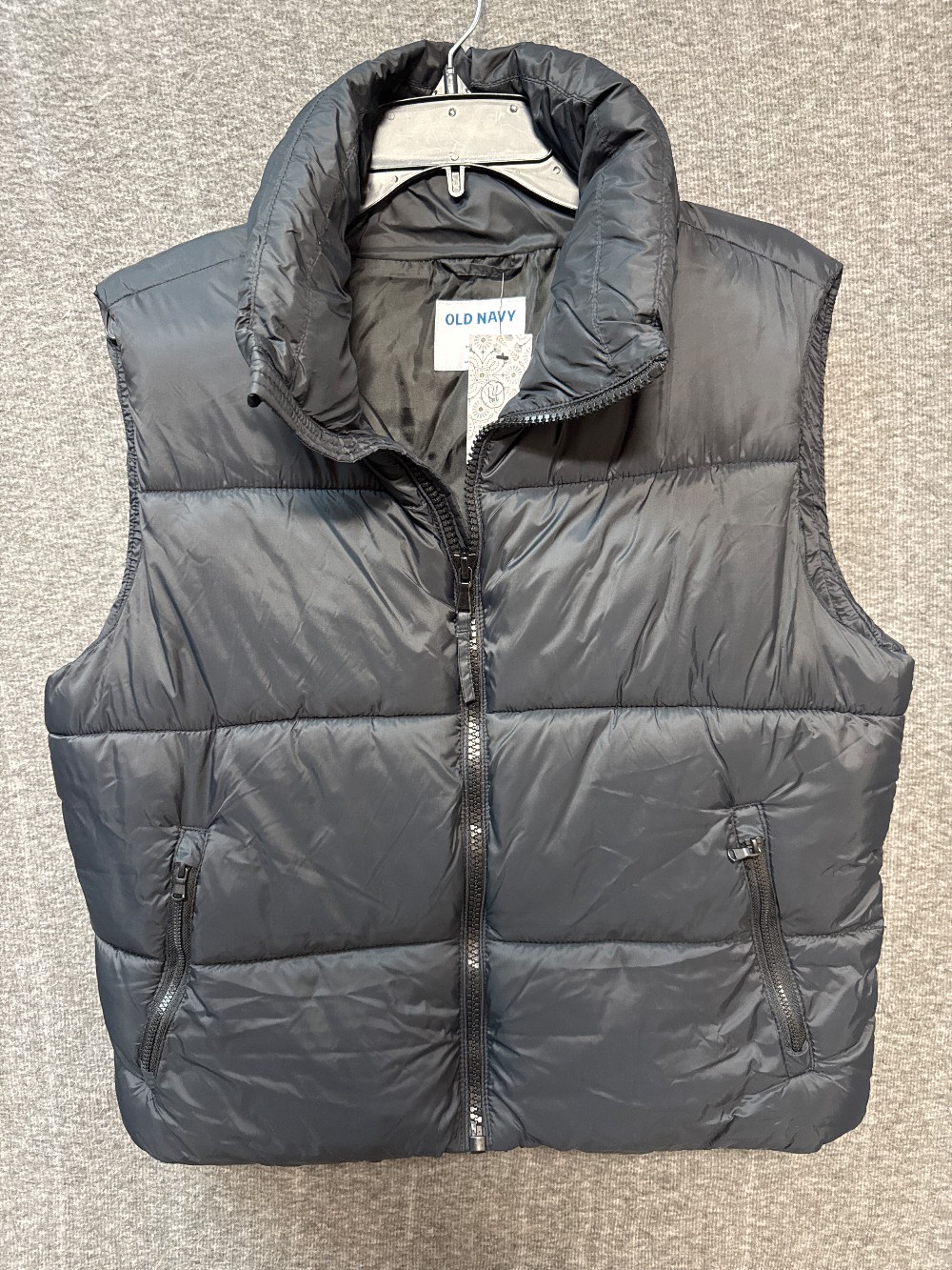 OLD NAVY Black Puffer Vest